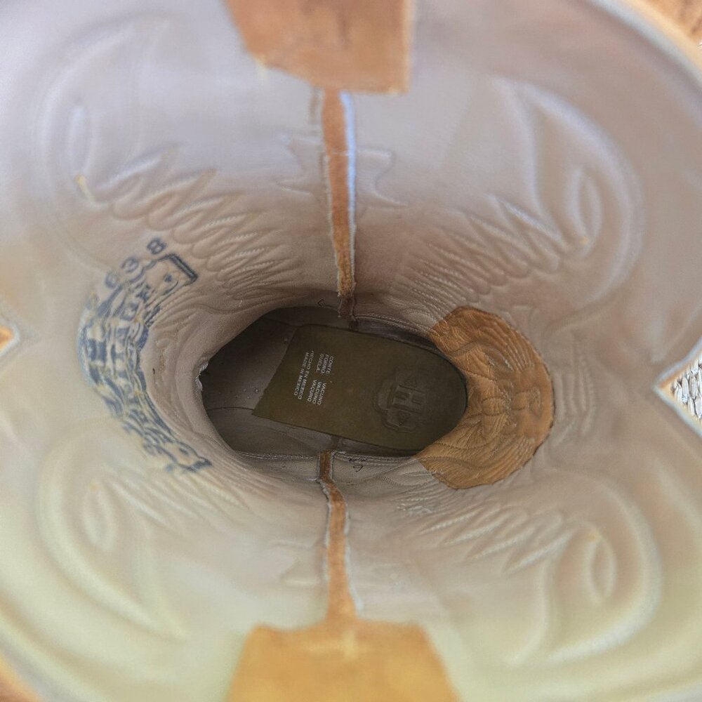 Heritage Boot Co. Snip Toe Suede Cowboy Boots - Picture 5 of 6